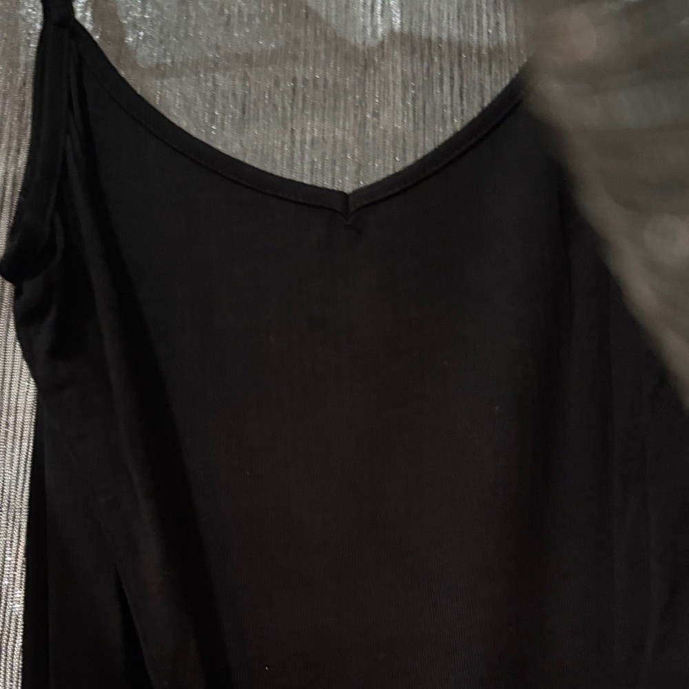 Rachel Zoe Shimmering Black Long Sleeve Blouse - Picture 3 of 4